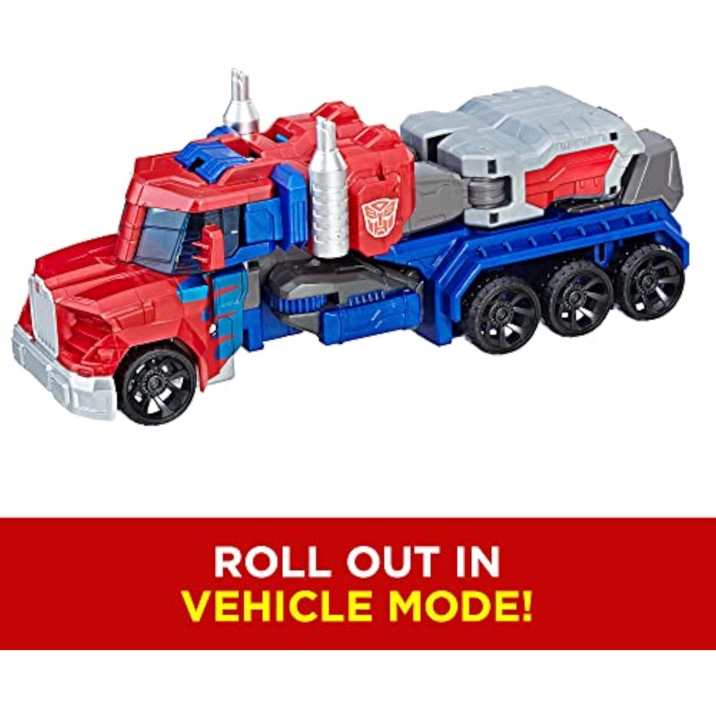 Transformers Toys Heroic Optimus Prime Action Figure - Timeless Large-Scale Figure, Changes into Toy Truck - Toys for Kids 6 and Up, 11-inch (Amazon Exclusive) - New