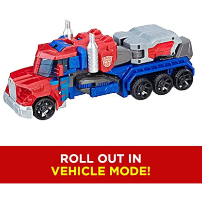 Transformers Toys Heroic Optimus Prime Action Figure - Timeless Large-Scale Figure, Changes into Toy Truck - Toys for Kids 6 and Up, 11-inch (Amazon Exclusive) - New