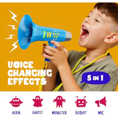 Mini Explorer Voice Changer for Kids - Gifts for Kids - Voice Changing Device for Boys & Girls Ages 3-8+ Olds Birthday Gifts for 3, 4, 5, 7, 8 Year Old Boy - Toys Gift Ideas for Kid, Toddler - New