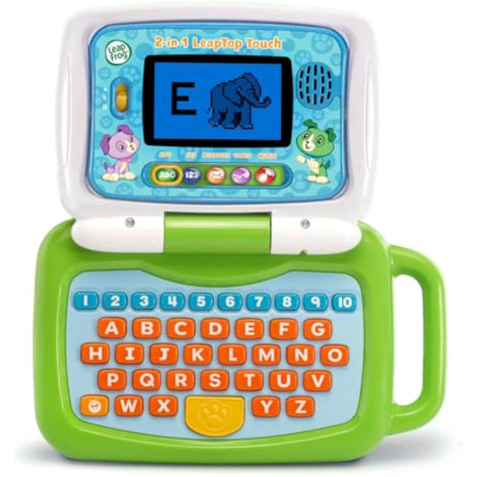 LeapFrog 2-in-1 LeapTop Touch, Green - New