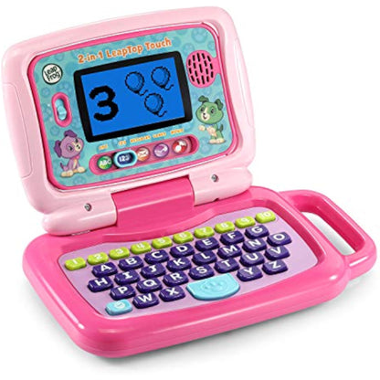 LeapFrog 2-in-1 LeapTop Touch, Pink - New