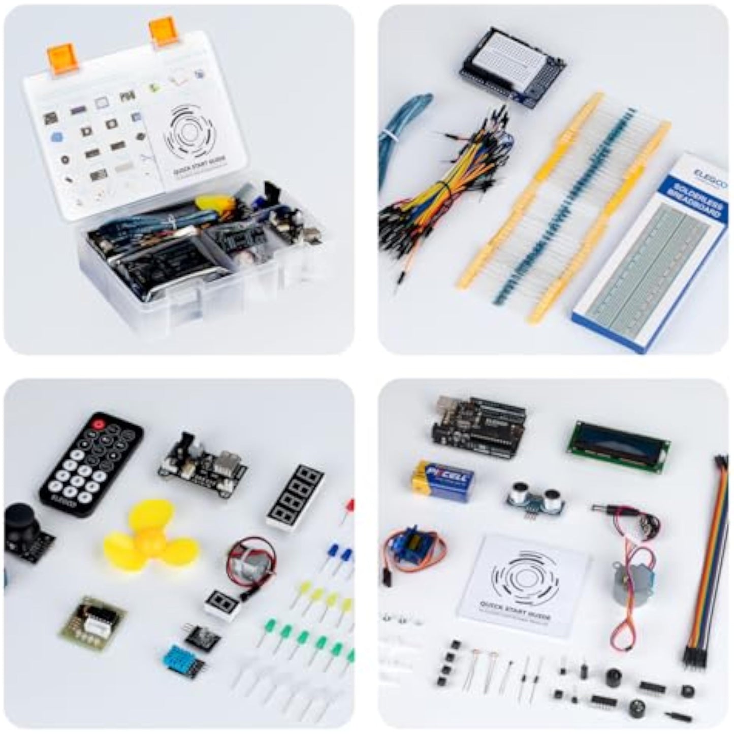 ELEGOO UNO Project Super Starter Kit with Tutorial and UNO R3 Board Compatible with Arduino IDE - New