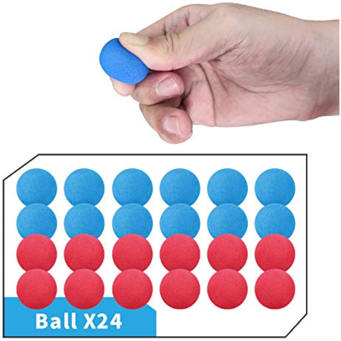 YEEBAY Target Game Set for Age 6, 7, 8,9,10+ Year Old Kids, Boys, Active Play Game with Soft Foam Balls and Scoring Target - New