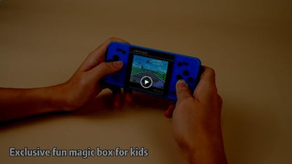 Handheld Game for Kids -Preloaded 220 Retro Video Games, Portable Gaming Player with Rechargeable Battery 3.0" LCD Screen, Mini Arcade Electronic Toy Gifts for Boys Girls (Blue) - New