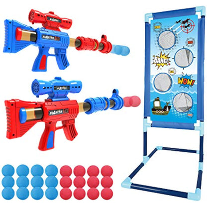 YEEBAY Target Game Set for Age 6, 7, 8,9,10+ Year Old Kids, Boys, Active Play Game with Soft Foam Balls and Scoring Target - New