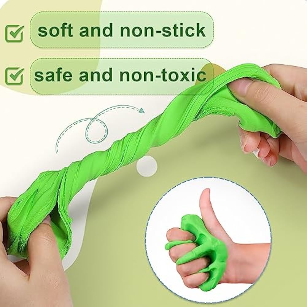 Ixiaoyoo Air Dry Clay, 30 Colors Modeling Clay for Kids, DIY Model Crafts Toys with Sculpting Tools, Soft & Non-Sticky, School Projects & Home Party Favors, Birthday Gifts for Boys and Girls Aged 3–12 - New