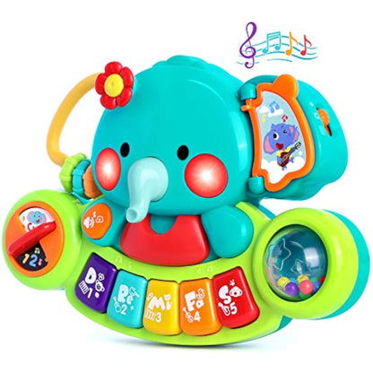 Baby Piano Toy 6 to 12 Months Light Up Music Baby Toys for 6 9 12 18 Months Early Learning Educational Piano Keyboard Infant Babies Girl Toy 1 Year Old Boy Girls Gift - New