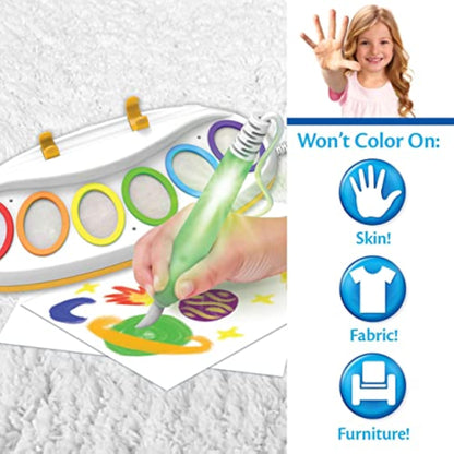 Crayola Color Wonder Magic Light Brush, Mess Free Painting Station for Kids, Gift for Kids, Learning Toddler Activity Toy, Ages 3+ - New
