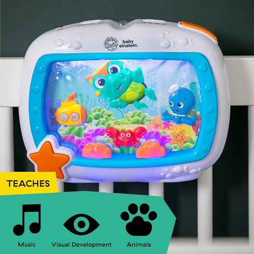 Baby Einstein Sea Dreams Soother Musical Crib Toy and Sound Machine, Newborn and up - New