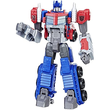 Transformers Toys Heroic Optimus Prime Action Figure - Timeless Large-Scale Figure, Changes into Toy Truck - Toys for Kids 6 and Up, 11-inch (Amazon Exclusive) - New