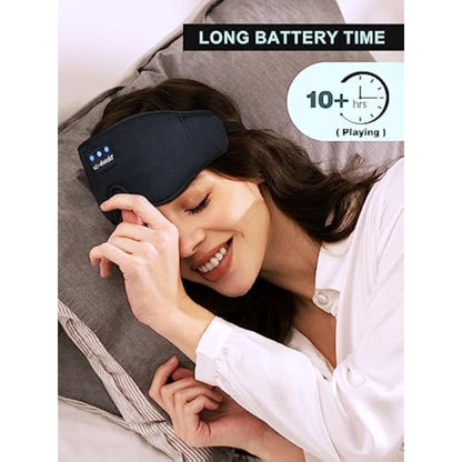 LC-dolida Sleep Headphones, 3D Sleep Mask Bluetooth Wireless Music Eye Mask, Sleeping Headphones for Side Sleepers Sleep Mask with Bluetooth Headphones Ultra-Thin Stereo Speakers Perfect for Sleeping - New