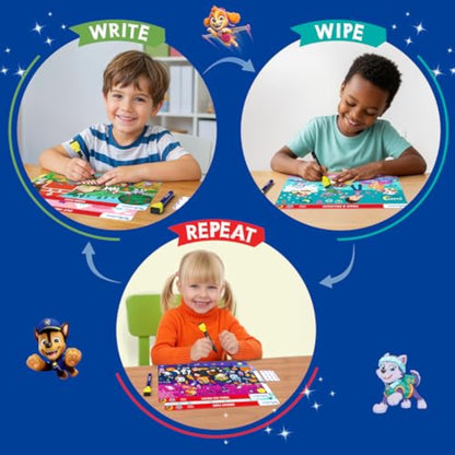 Skillmatics Search and Find PAW Patrol Educational Game - Reusable Preschool Learning Activities, Perfect for Toddlers & Kids Who Love Toys, Art & Crafts, Gifts for Boys & Girls Ages 3, 4, 5, 6 - New
