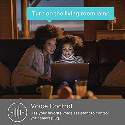 Kasa Smart Plug HS103P4, Smart Home Wi-Fi Outlet Works with Alexa, Echo, Google Home & IFTTT, No Hub Required, Remote Control, 15 Amp, UL Certified, 4-Pack, White - New