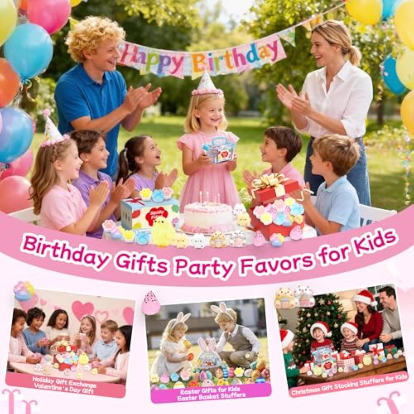 10 Pack Taba Squishy Toys kit with Toy Box & Cute Stickers, Kawaii taba Squishies Stress Relief Toys Party Favors for Kids 4-8 8-12, Squishy Fidget Toys for Kids , Birthday Gifts Toys for Girls 8-10 - New