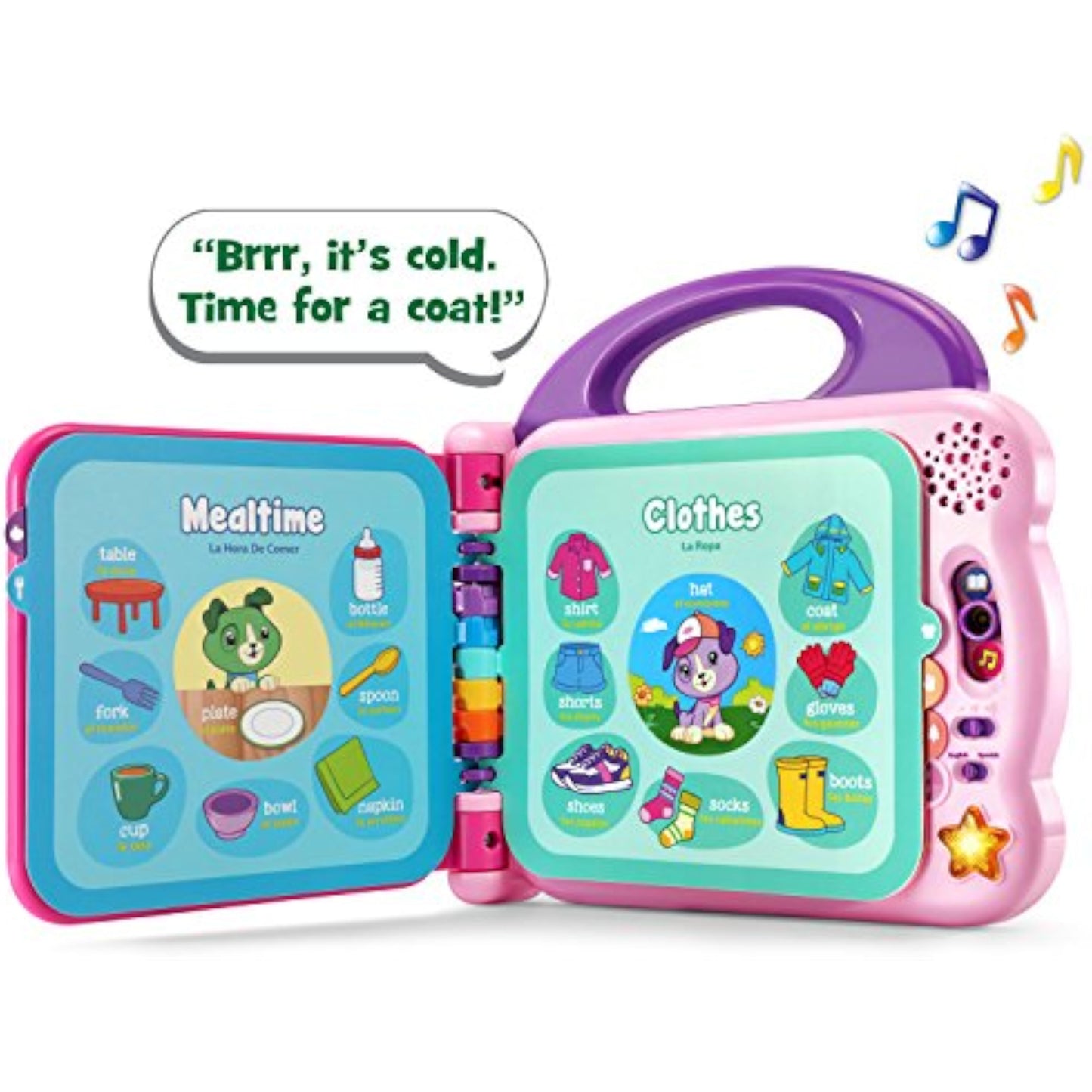 LeapFrog Scout and Violet 100 Words Book, Purple - New