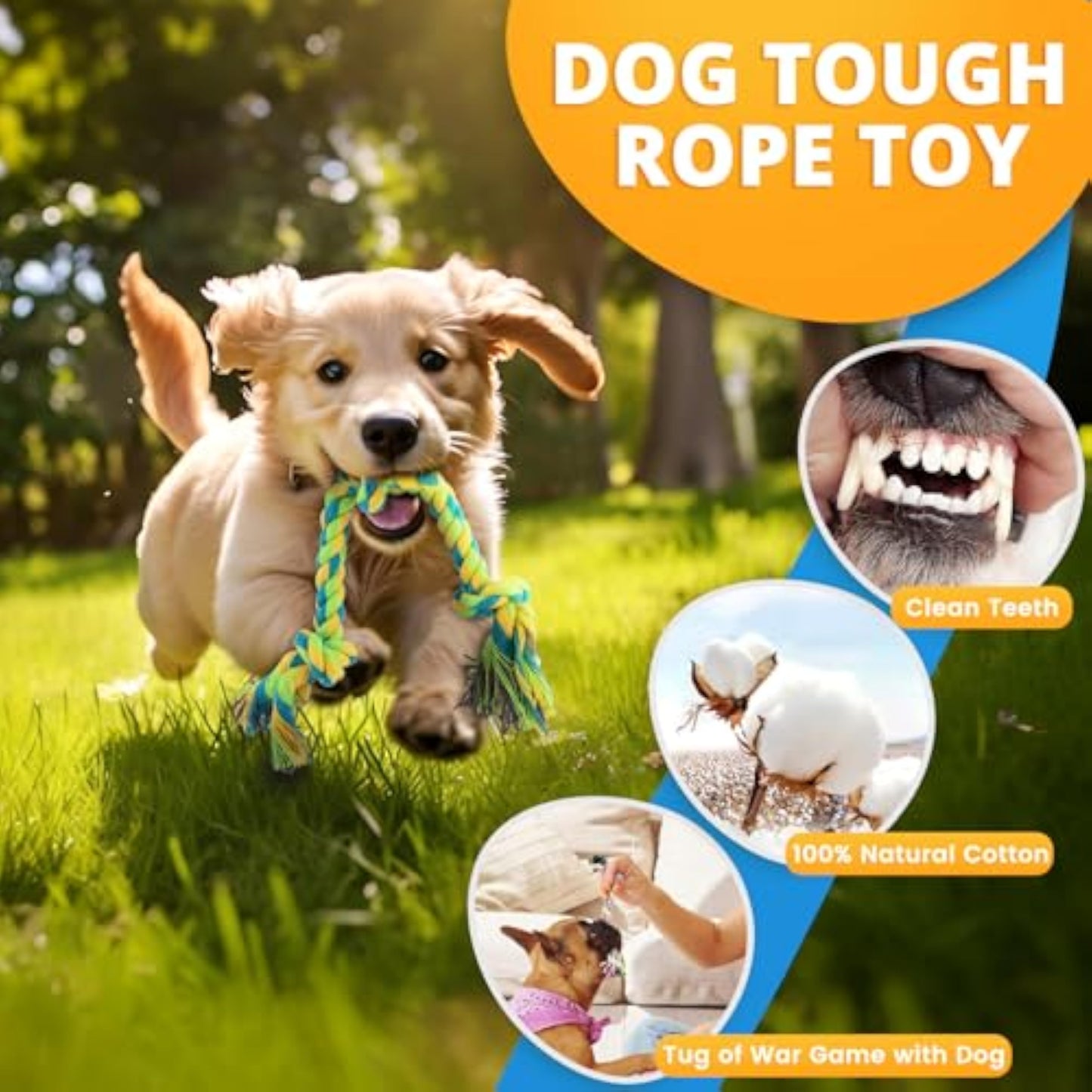 LOYEE 8 Pack Puppy Toys for Small Dogs, Luxury Dog Chew Toys with Squeaky Plush Toys, Rope Toys and Ball, Teething Toys for Puppy Supplies - New