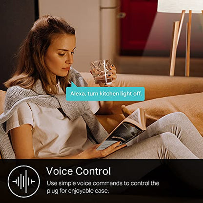 Kasa Smart Plug Ultra Mini 15A, Smart Home Wi-Fi Outlet Works with Alexa, Google Home & IFTTT, No Hub Required, UL Certified, 2.4G WiFi Only, 2 Count (Pack of 1)(EP10P2) , White - New