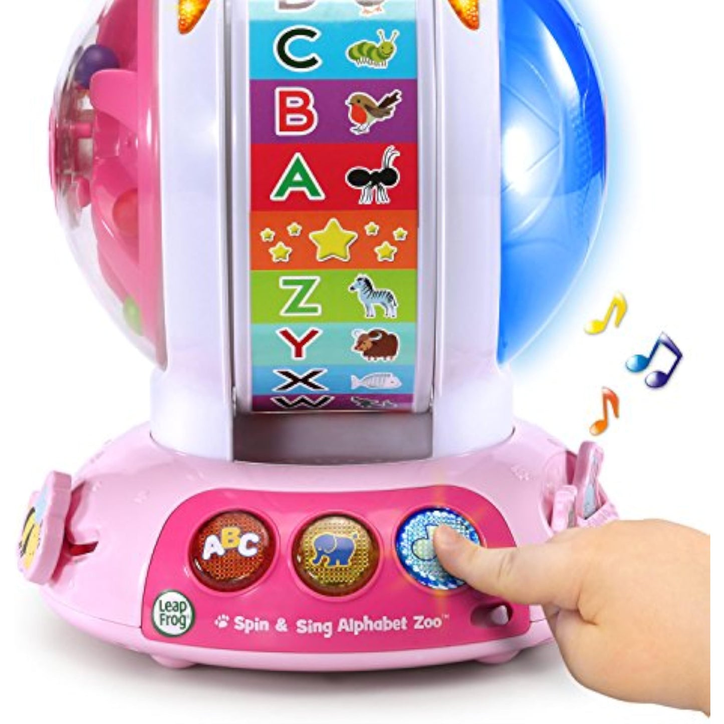 LeapFrog Spin and Sing Alphabet Zoo, Pink - New