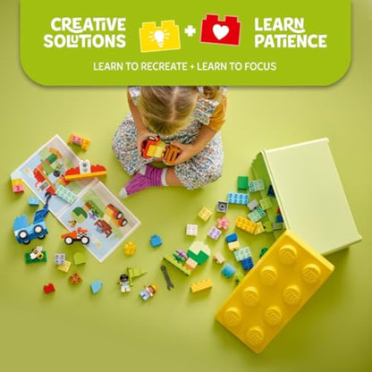 LEGO DUPLO Classic Cars and Trucks Brick Box Building Blocks - Learning & Educational STEM Toys for Toddlers, Ages 1.5+ Years - Develops Fine Motor Skills - Gift for Toddler Birthday - 10439 - New