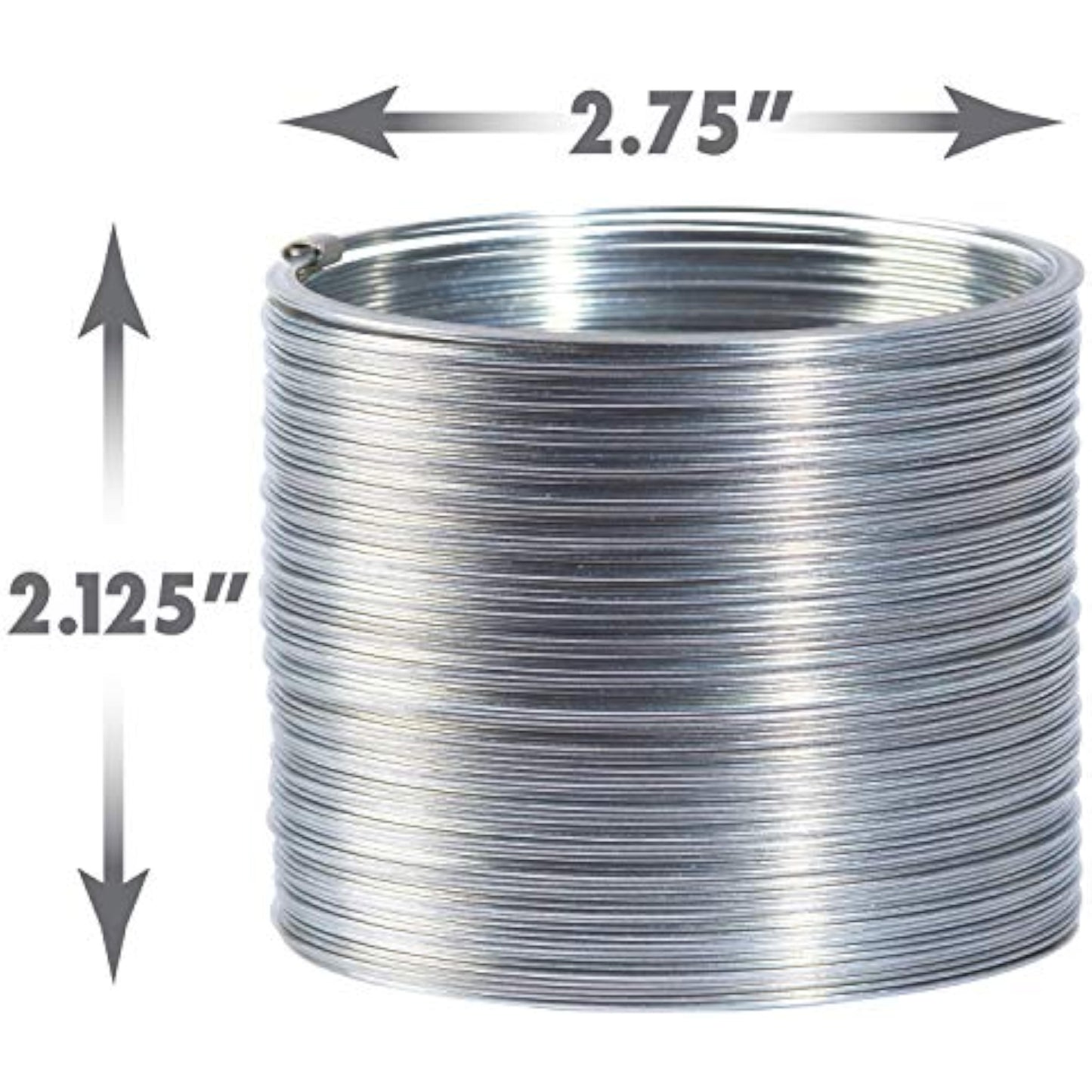 The Original Slinky Walking Spring Toy, 2.75-inch Diameter Metal Slinky, Fidget Toys - New