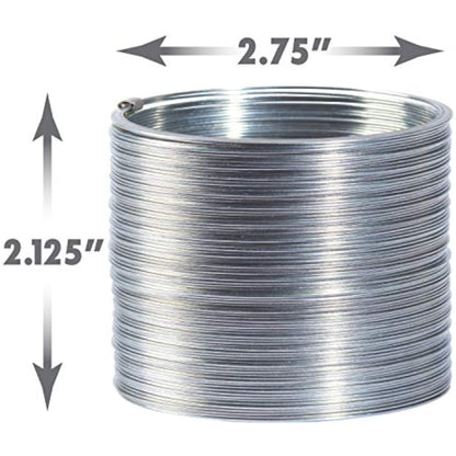 The Original Slinky Walking Spring Toy, 2.75-inch Diameter Metal Slinky, Fidget Toys - New