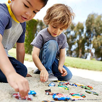 Hot Wheels Set of 10 1:64 Scale Toy Trucks and Cars for Kids and Collectors, Styles May Vary (Amazon Exclusive) - New
