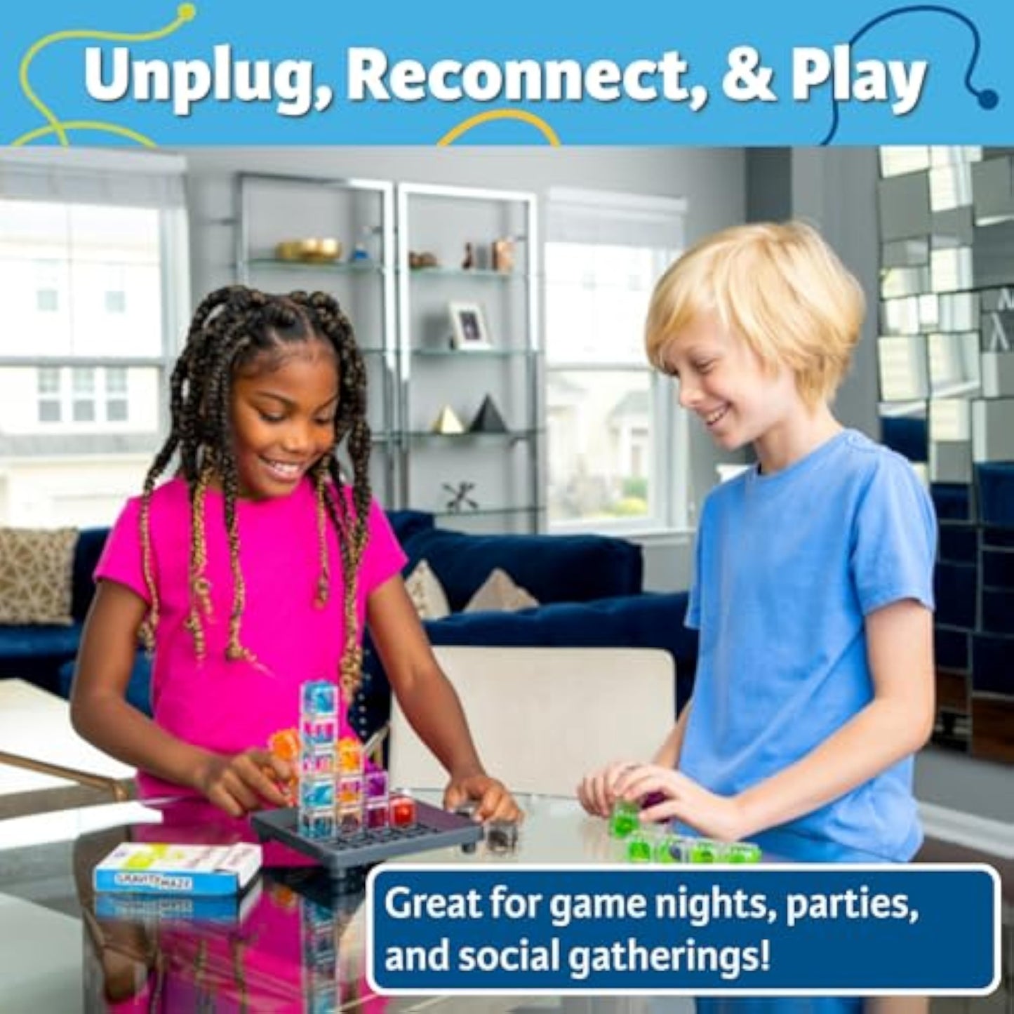 ThinkFun Gravity Maze - Falling Marble Logic Game - Challenging STEM Toy for Kids 8-12 - Gravity Marble Maze - Brain-Building Fun - Educational Gift - Boosts Critical Thinking & Problem Solving - New