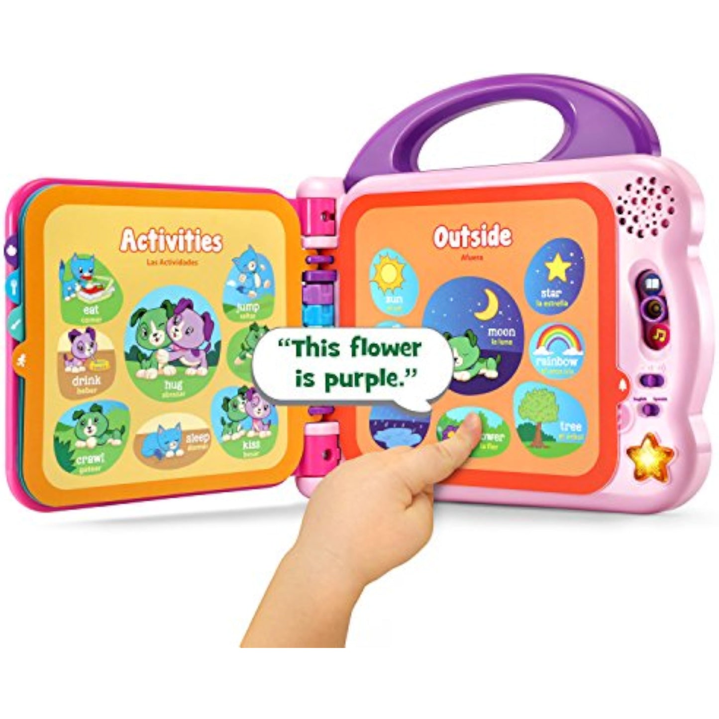LeapFrog Scout and Violet 100 Words Book, Purple - New