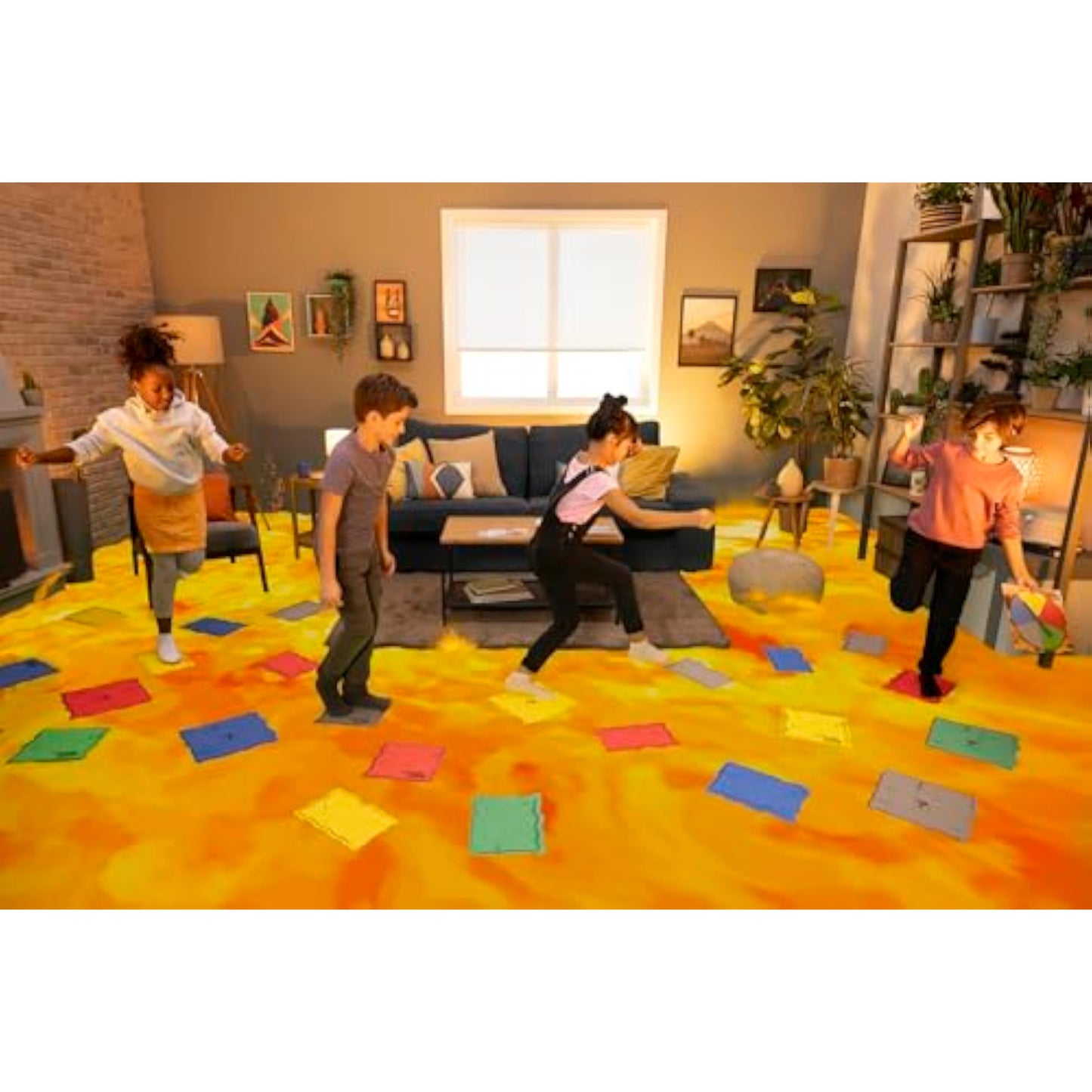 Goliath The Original The Floor is Lava! Game by Endless Games - Interactive Game For Kids And Adults - Promotes Physical Activity - Indoor And Outdoor Safe - Classic Edition - New