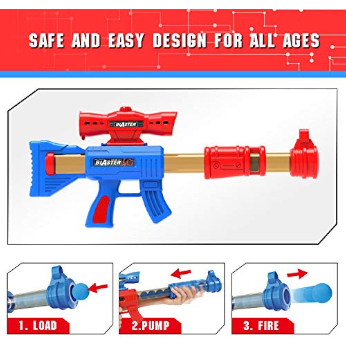 YEEBAY Target Game Set for Age 6, 7, 8,9,10+ Year Old Kids, Boys, Active Play Game with Soft Foam Balls and Scoring Target - New