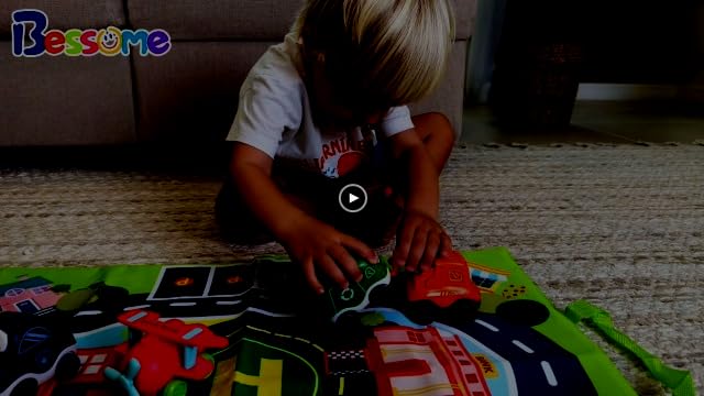 Big Cartoon Truck Car Toys for 1 Year Old Boy with Playmat/Storage Bag|Baby and Toddler Toys 12-18 Months & Age 1-2|1st Birthday Gift for Baby Toys 1 Year Old - New