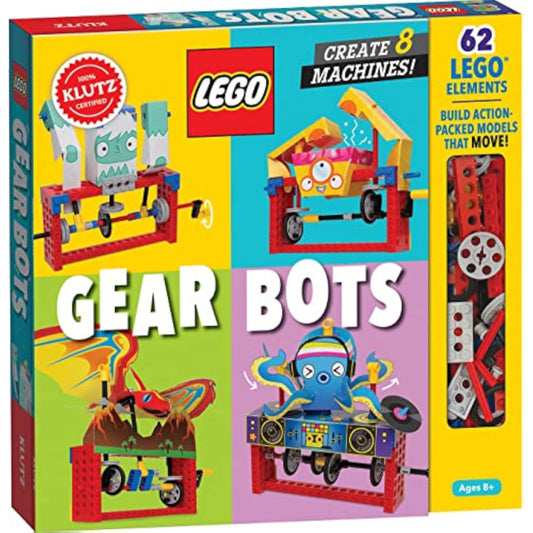 Klutz Lego Gear Bots Science/STEM Activity Kit for 8-12 years - New