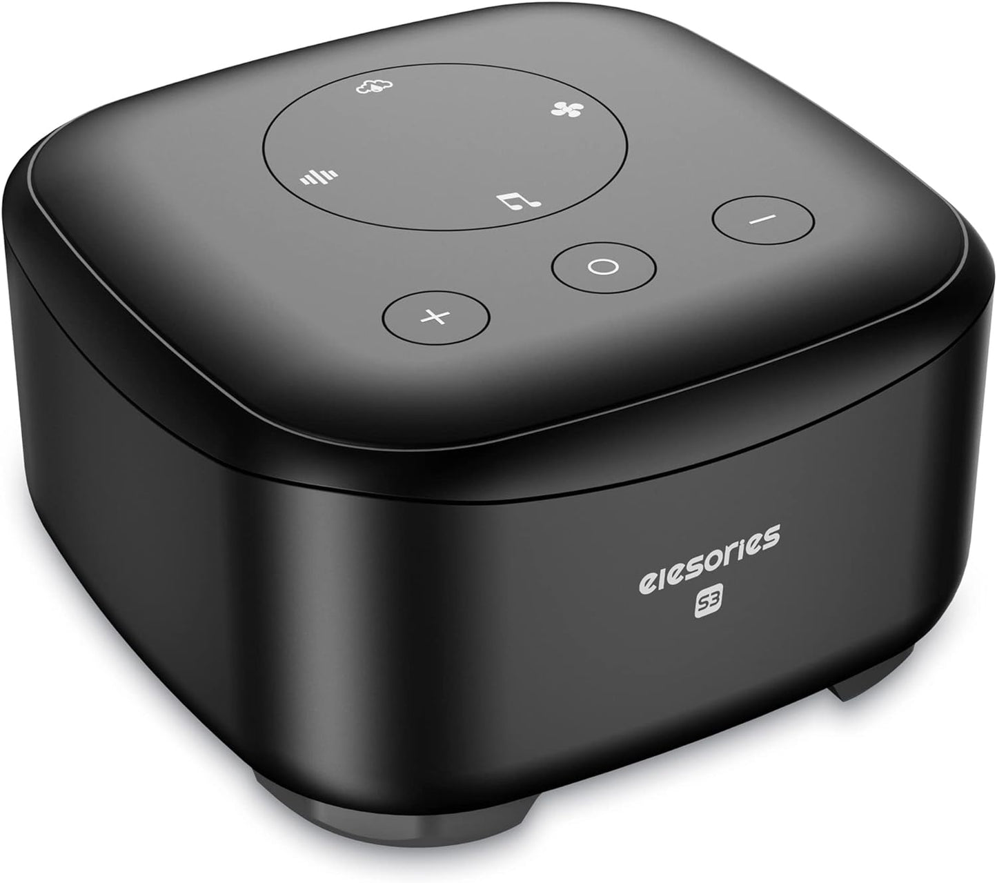 Sound Machine , White Noise Machine with 24 Non Looping Natural Sounds and Memory Function 32 Levels of Volume and 3 Timer Powered by AC or USB and Sleep Sound Timer Therapy for Baby Kids Adults