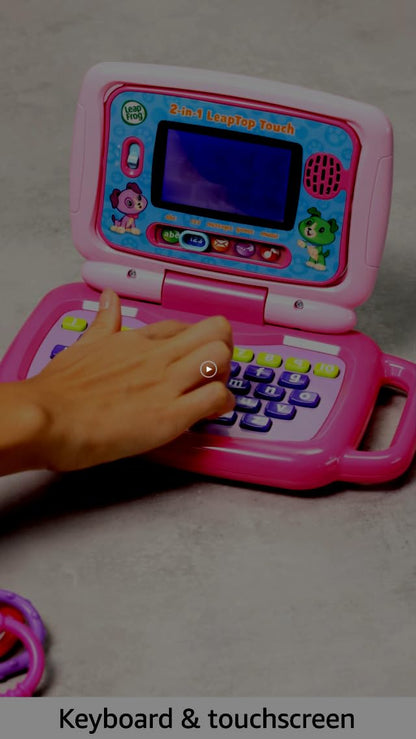 LeapFrog 2-in-1 LeapTop Touch, Pink - New