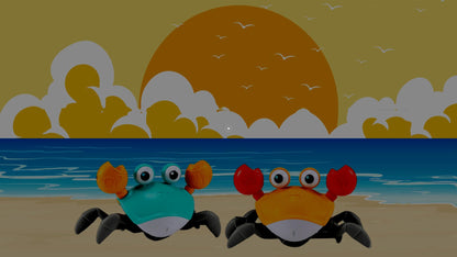 Crawling Crab Baby Toys 6–12 Months, Tummy Time Toys for Babies with Music and Lights, Interactive Infant toy for Crawling, Walking and Early Development, 1st Birthday Gift for Toddlers 1–3 - New