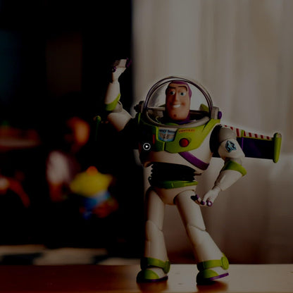 Disney Store Official Buzz Lightyear Interactive Talking Action Figure from Toy Story, Features 10+ English Phrases, Interacts with Other Figures and Toys - New