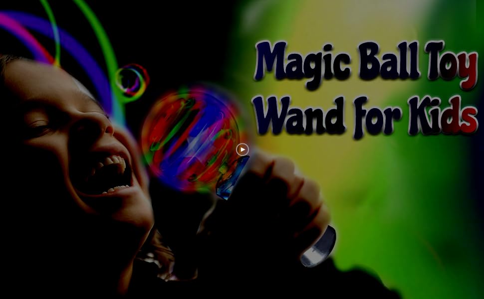 ArtCreativity Spinning Light Up Toy Wand – Magic Ball with LED Lights, Sensory Spinner for Kids, Party Favors & Classroom Prizes, Autism-Friendly Gift - New