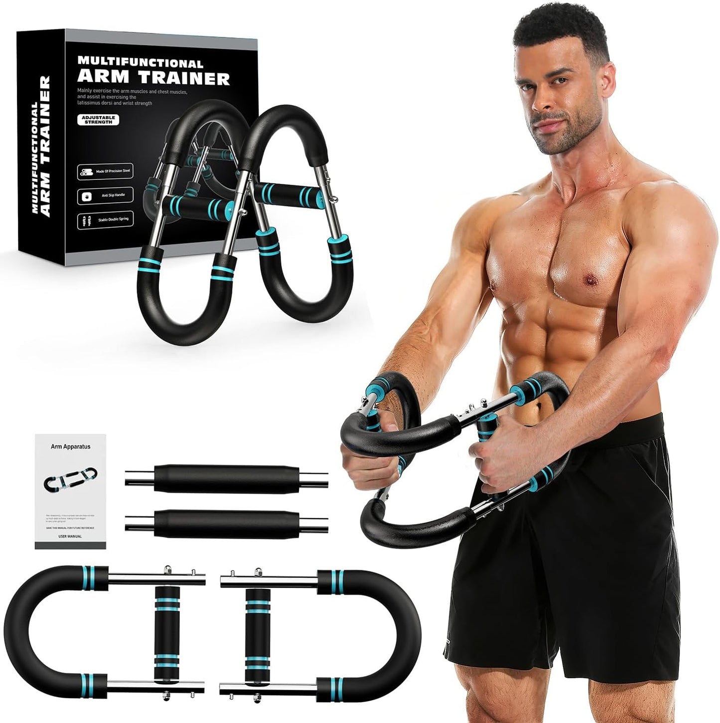 Twister Arm Trainer – Adjustable Resistance Chest & Arm Workout Equipment