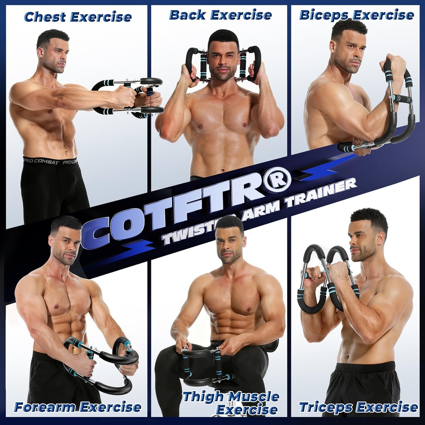 Twister Arm Trainer – Adjustable Resistance Chest & Arm Workout Equipment