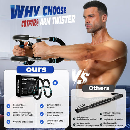 Twister Arm Trainer – Adjustable Resistance Chest & Arm Workout Equipment