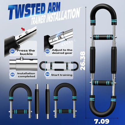Twister Arm Trainer – Adjustable Resistance Chest & Arm Workout Equipment